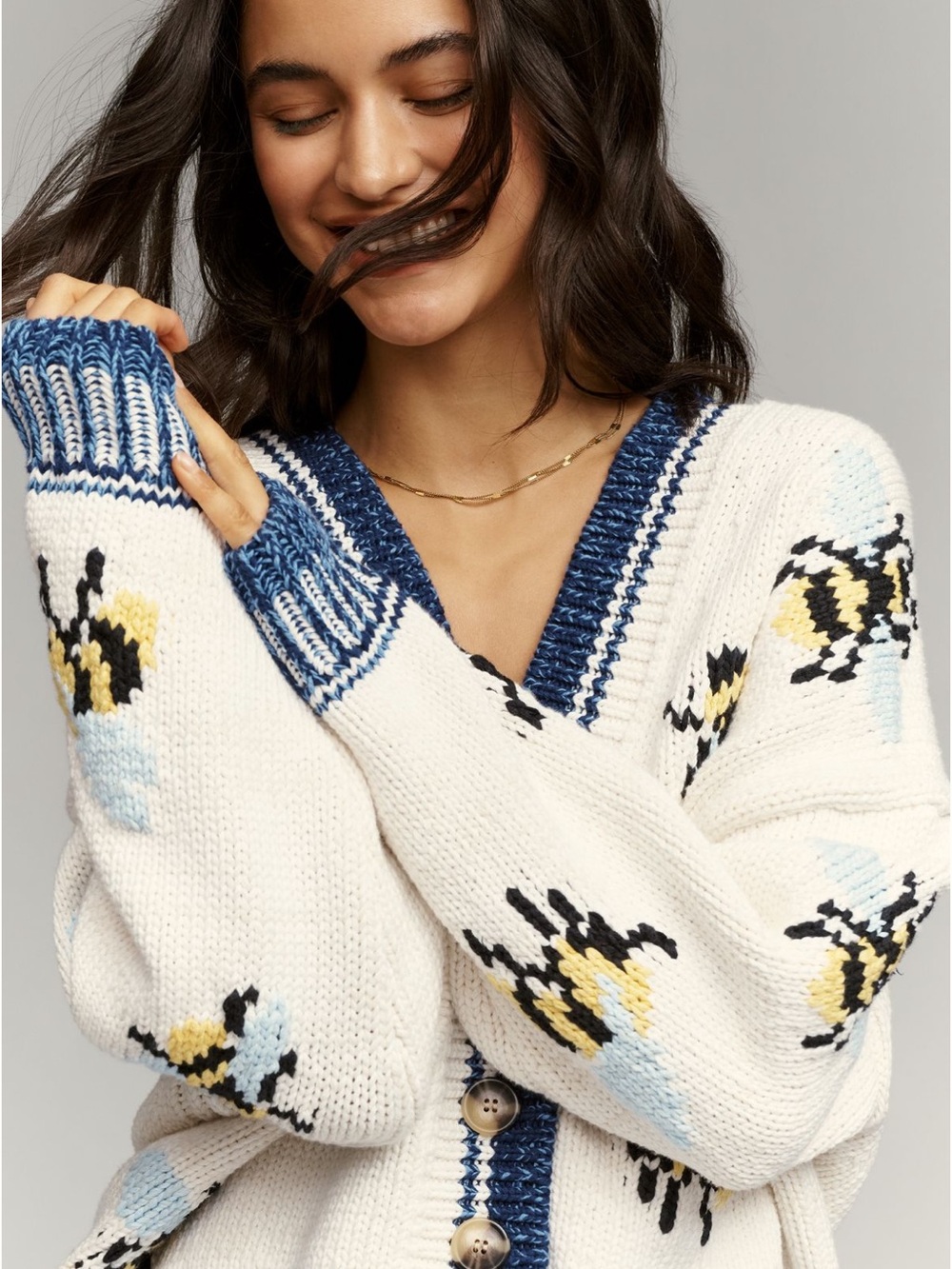Chunky Knit Maeve Cardigan - Picture 3 of 4
